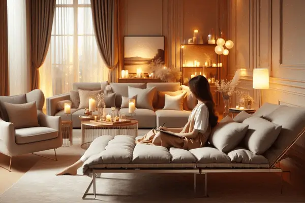  Como criar um quarto temporário na sala com conforto e estética premium  